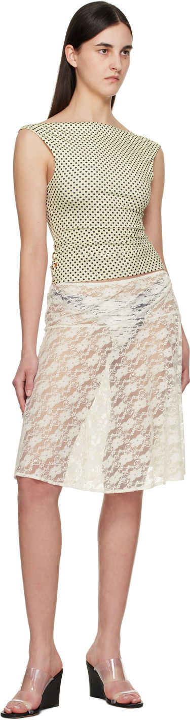 Linne Miaou Miaou Lani Polka Dot Top Gul | 7114SVISBNP, 3