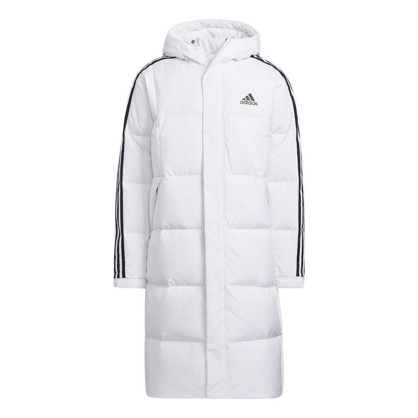 Pufferjacka adidas Originals Long Padded Parka Vit | HN2098