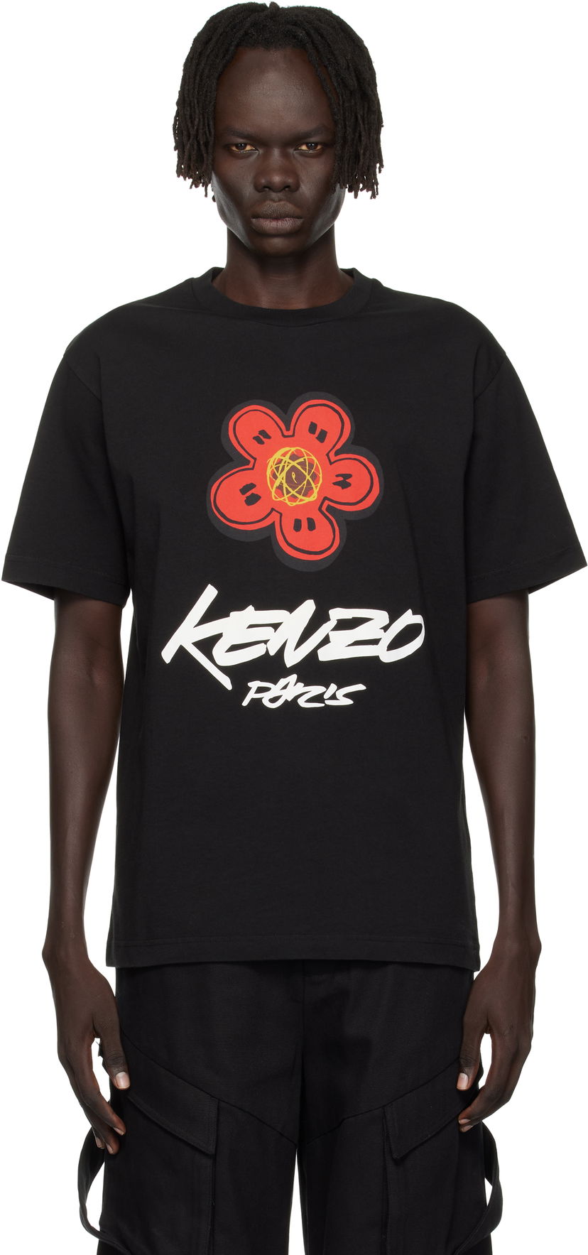 T-shirt KENZO Kenzo Paris Futura 2000 Edition Cotton T-Shirt Svart | FF65TS2654SG