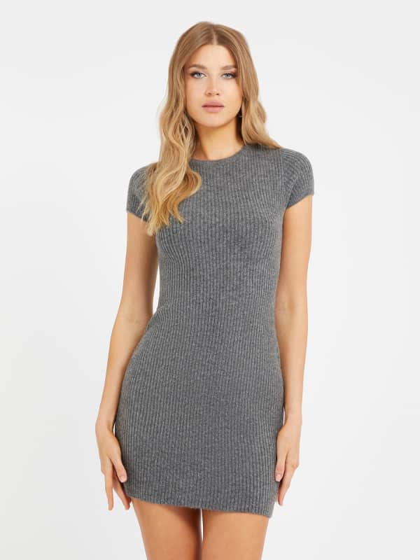 Klä GUESS Bodycon Mini Sweater Grå | W3BK0SZ3B50, 0