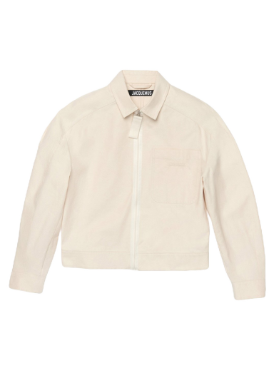 Jacka Jacquemus Le blouson Linu Workwear Vit | 226BL013-1073-100