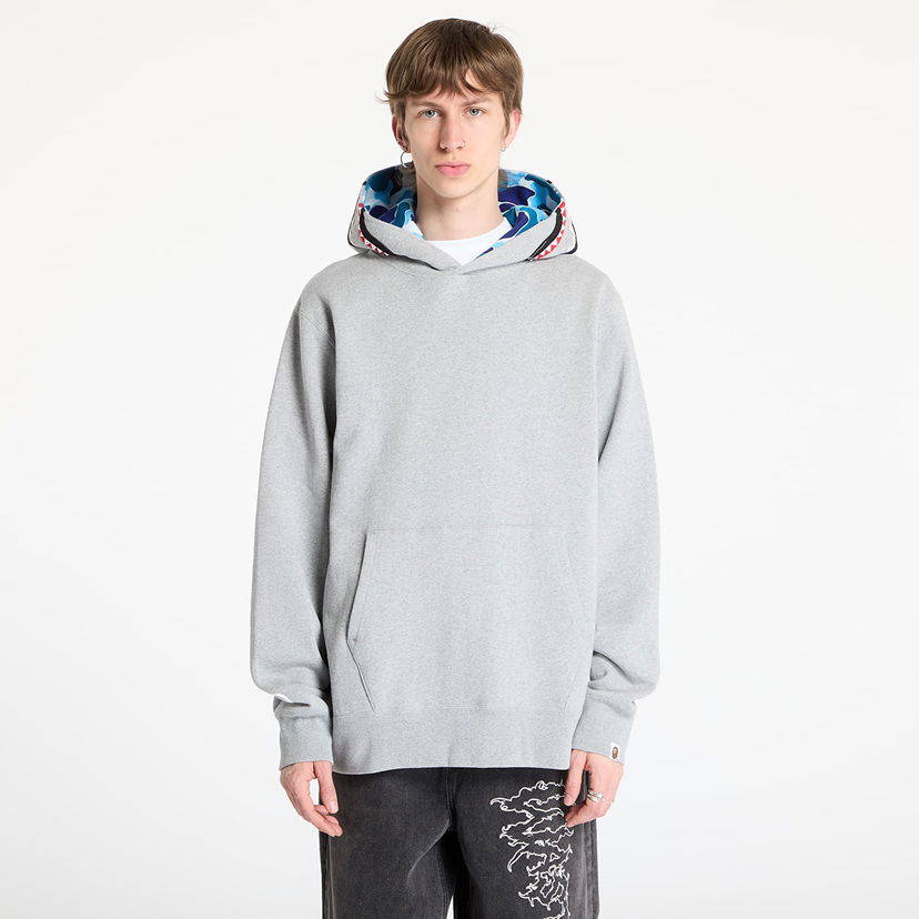 Sweatshirt BAPE A BATHING APE ABC Camo Shark Pullover Hoodie Grå | 001PPL301009MGRA