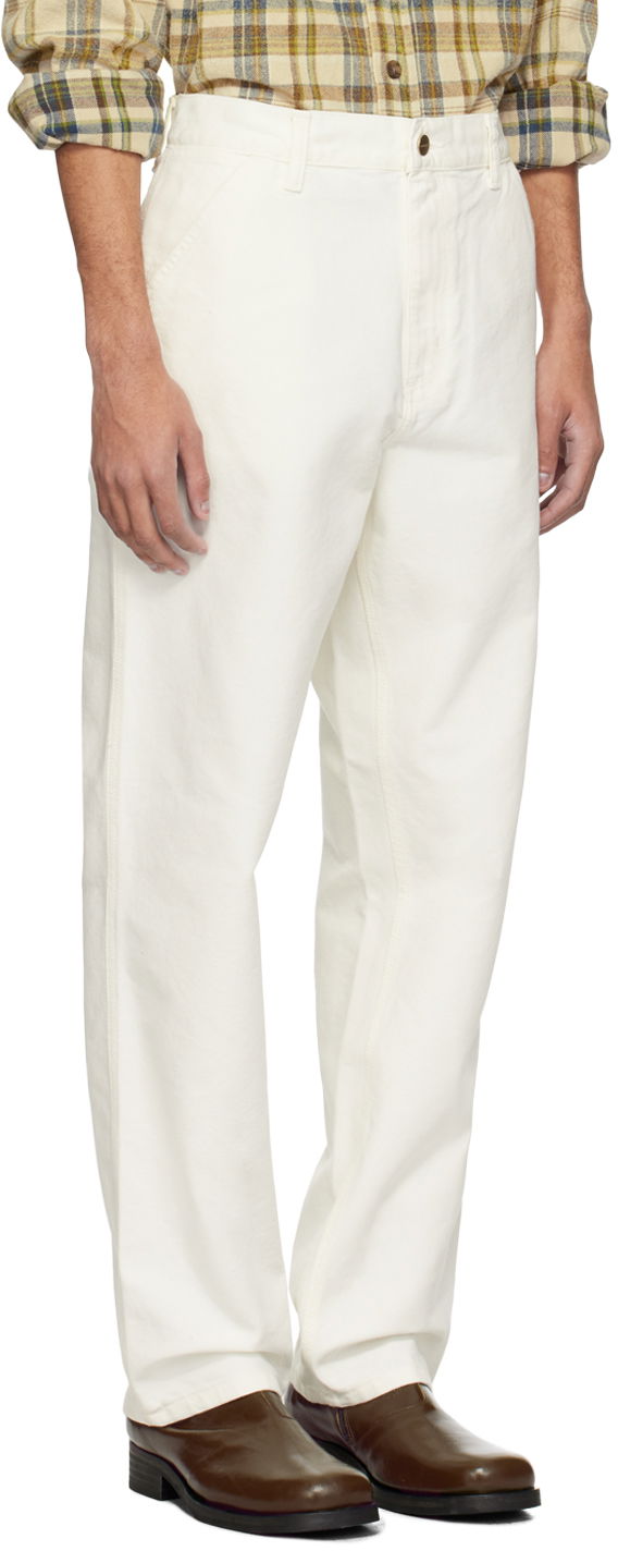 Byxor Carhartt WIP Simple Canvas Trousers Vit | I031220, 1