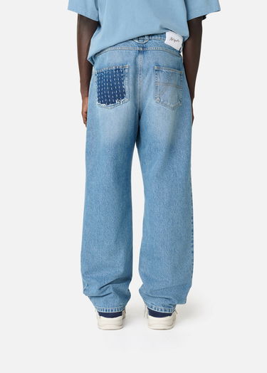 Jeans AXEL ARIGATO Relaxed Fit Patchwork Jeans Blå | A2988001, 4