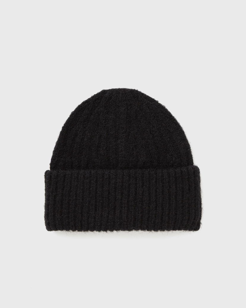 Mössa American Vintage EAST Knitted Beanie with Ribbed Cuff Svart | EAST22AH25-NOIR