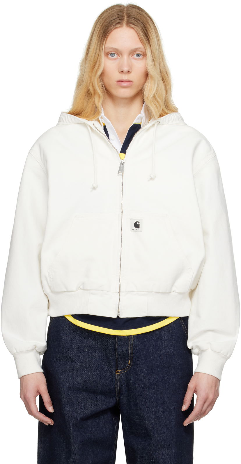Sweatshirt Carhartt WIP Carhartt WIP OG Active Jacket Vit | I034321 D602