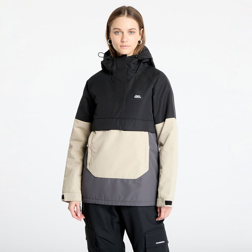 Vindjacka Horsefeathers Mija II Colorblock Anorak Jacket Beige | OW224A
