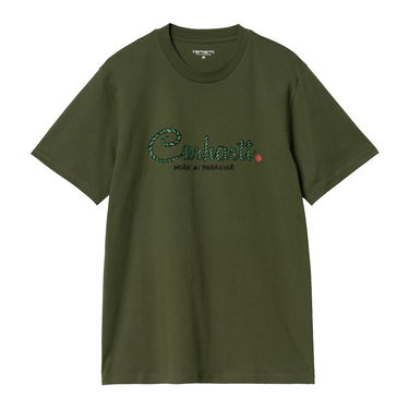 T-shirt Carhartt WIP Paradise Script Graphic T-Shirt Grön | I033948_9, 4