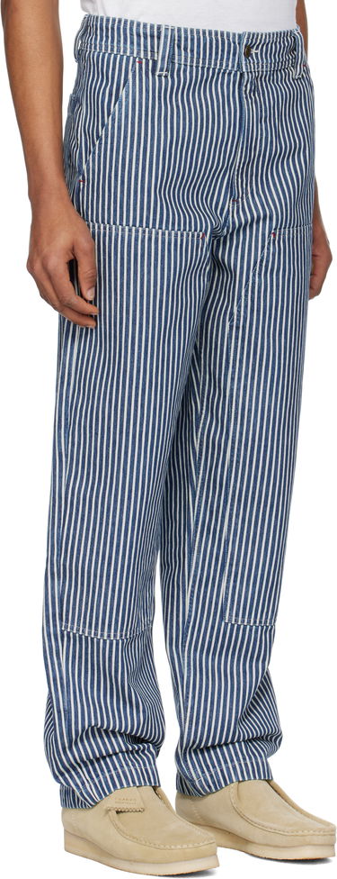 Byxor A.P.C. A.P.C. Gustav Striped Jeans Blå | COHHG-M08484, 4
