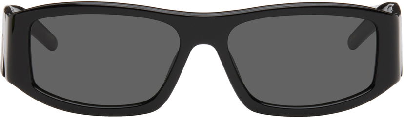 Solglasögon Casablanca Bold Rectangular Sunglasses Svart | EW-076-01