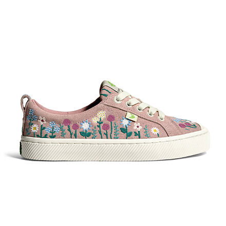 Sneakers och skor Cariuma OCA Low Embroidered Flowers Rosa | 100102R49, 0