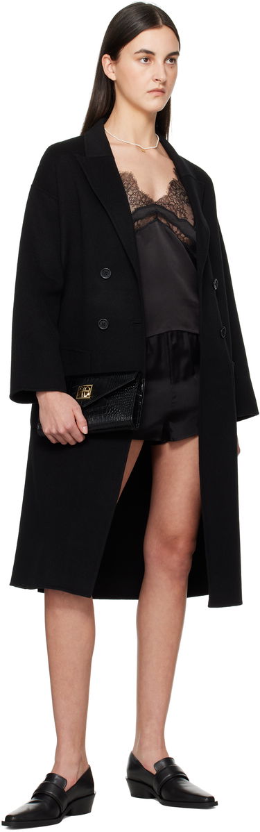 Plånbok Anine Bing ANINE BING Small Elly Croc-Embossed Clutch Bag Svart | A-13-10469-BLK1, 3