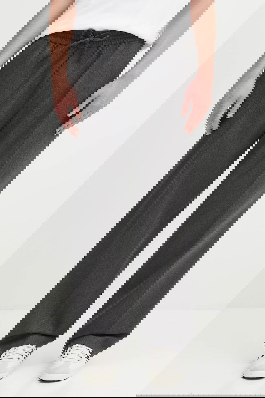 Byxor Drôle de Monsieur Drôle de Monsieur Le Pantalon ...lastiquE Flanelle Wool Trousers Grå | H.BP191.WV008, 0