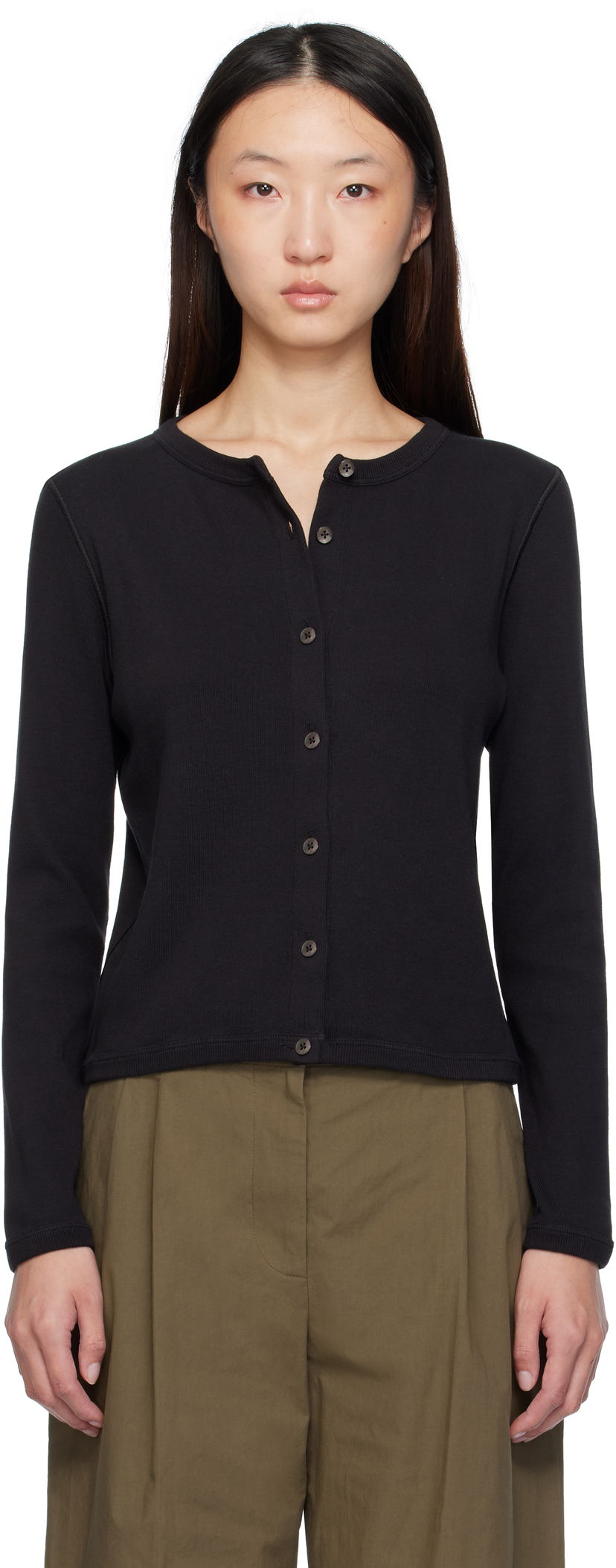 Sweater The Row The Row Gretas Cardigan Svart | 8928-K660