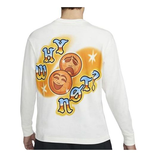 T-shirt Jordan Jordan Why Not Long Sleeve T-Shirt Vit | DO2510-133