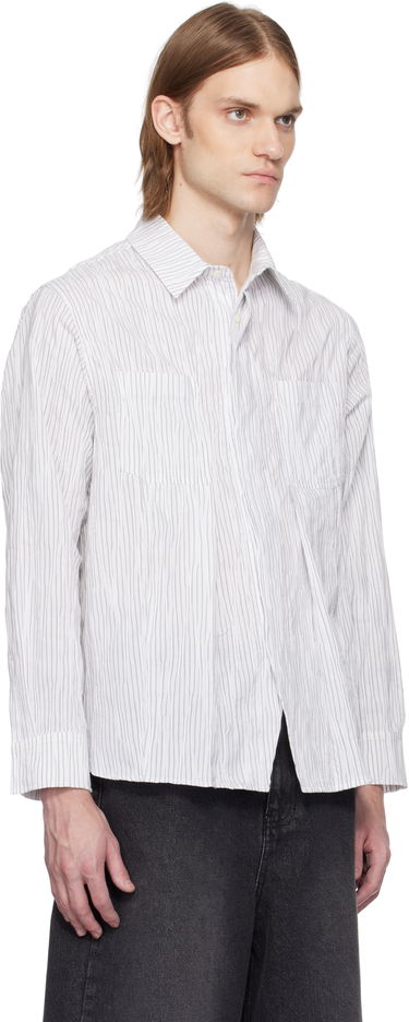 Skjorta ADER ERROR ADER error Product. 53 Striped Shirt Vit | BO01SSSH0101WH, 1