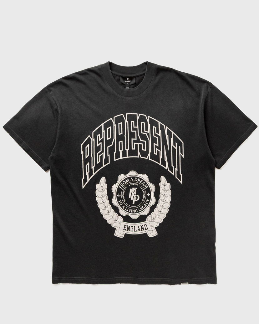 T-shirt Represent Clo Legacy Crest England T-Shirt Svart | MLM100170-04
