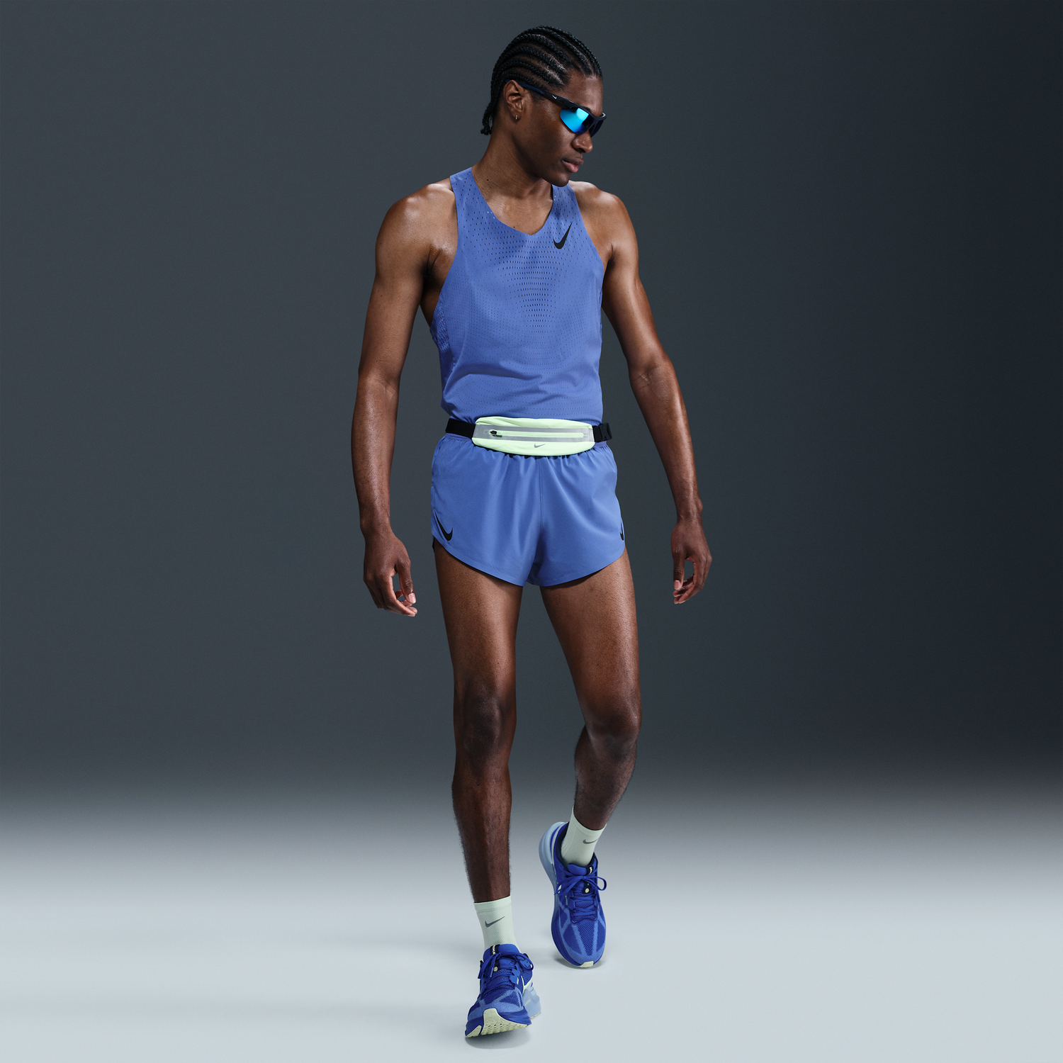 Shorts Nike AeroSwift Dri-FIT ADV 2" Running Shorts with Liner Blå | FN3349-411, 0