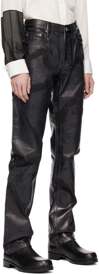 Jeans Helmut Lang Helmut Lang Foiled Jeans Svart | O01DM206, 1
