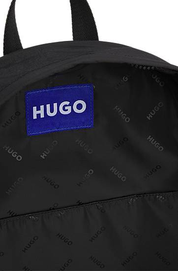 Ryggsäck BOSS HUGO Backpack with Adjustable Straps and Logo Badge Svart | 50547604, 1