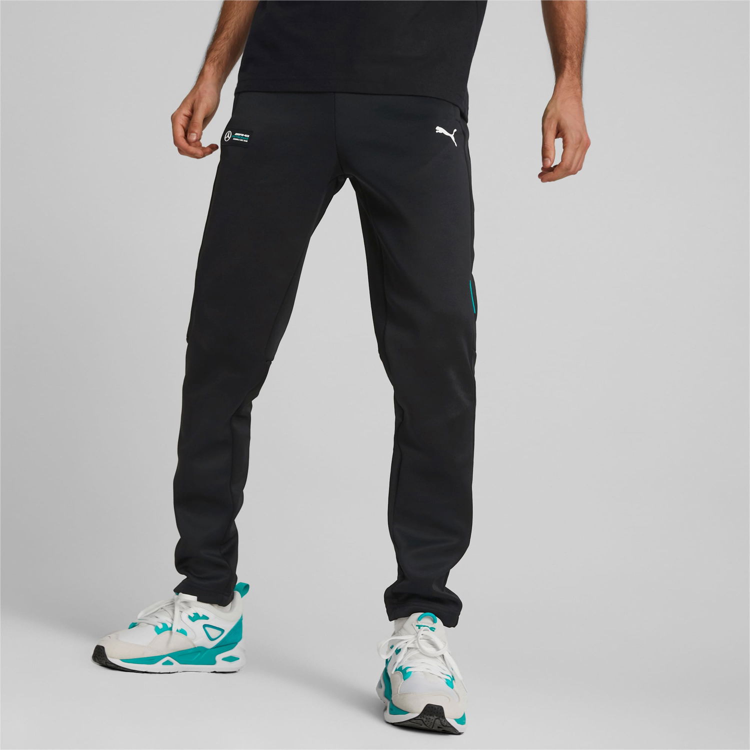 Träningsbyxor Puma Mercedes AMG Petronas Motorsport Formel 1 MT7 Track Pants Svart | 534903_01, 0