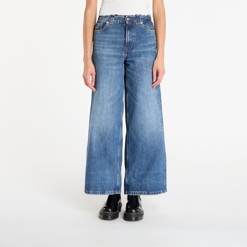 Jeans Tommy Hilfiger Tommy Hilfiger 70'S High Rise Wide Leg Jeans W27/L30 Blå | WW0WW46731 1A5