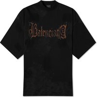 T-shirt Balenciaga Metal Svart | 744439-TOVE1-1055, 1