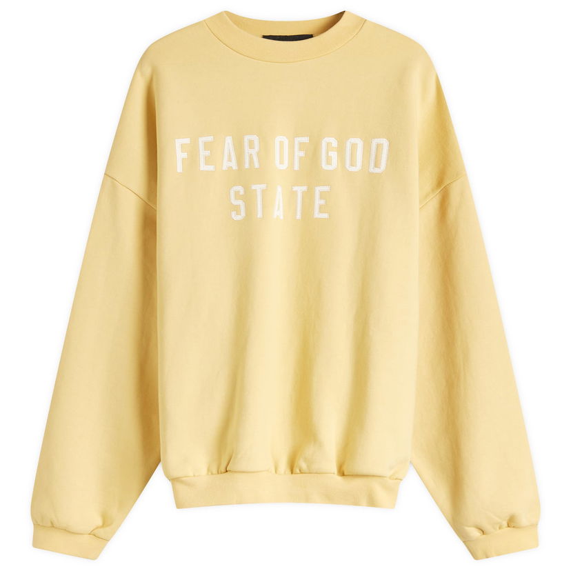 Sweatshirt Fear of God Heavy Fleece Crew Sweat Gul | 192BT246233F