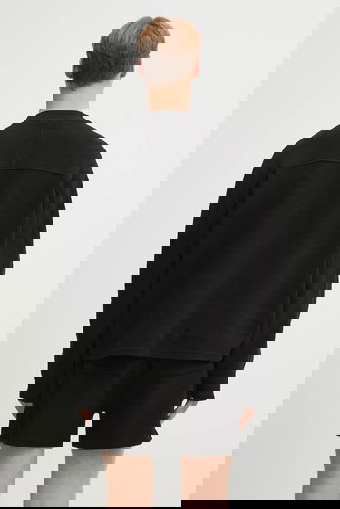 T-shirt Represent Clo Men's Waffle Long Sleeve T-Shirt Svart | MLM41209-01, 4