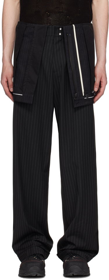Byxor Andersson Bell Inside Out Stripe Trousers Svart | apa813m, 0