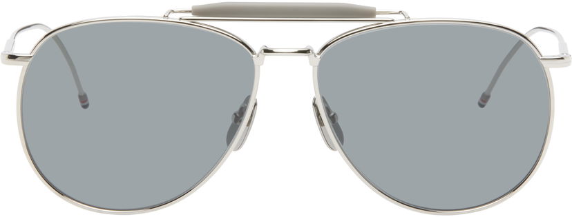 Solglasögon Thom Browne Aviator Sunglasses Grå | UES015A-G0001