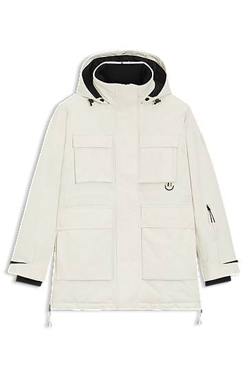 Parkas BOSS Ski water-repellent parka jacket Vit | 50544369, 0