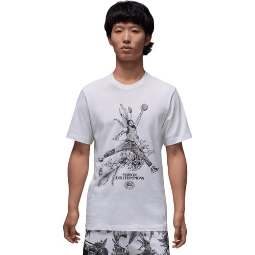 T-shirt Jordan JUMPMAN DRI-FIT CREWNECK Vit | FZ1928-100