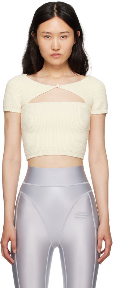 Crop top Alexander Wang Cutout T-Shirt by alexanderwang.t Vit | 4KC3231035, 0