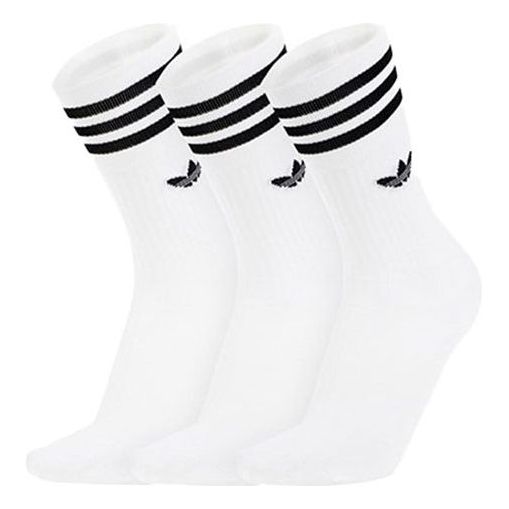 Strumpor adidas Originals Originals Logo Sport Socks 3 Pairs Vit | DX9091