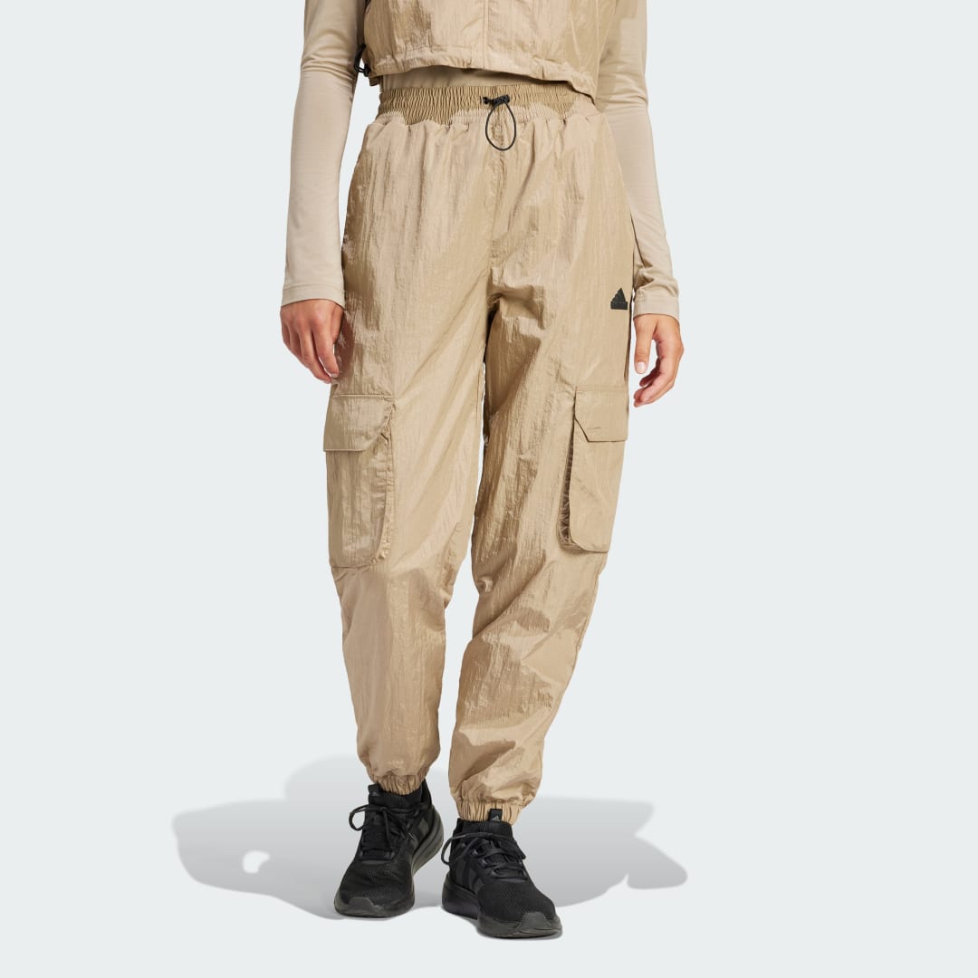 Cargo byxor adidas Performance City Escape Cargo Tracksuit Bottoms Beige | IT1451, 0