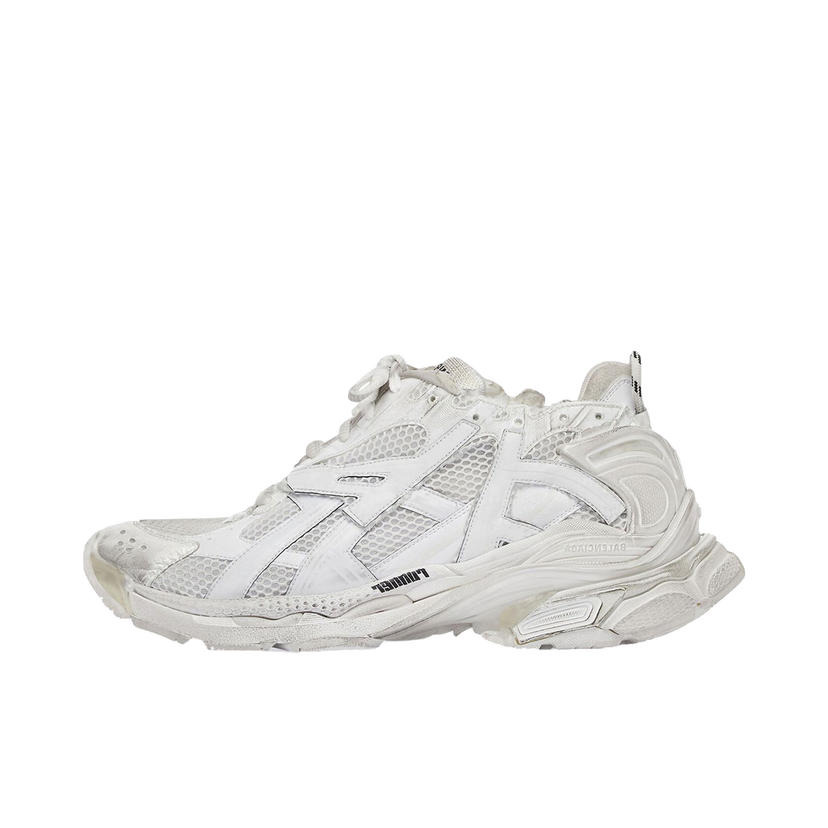 Sneakers och skor Balenciaga Runner Leather Free White Vit | 677403W3RB19000