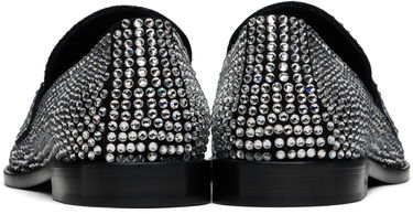 Tillbehör Amina Muaddi Amina Muaddi Tilda Crystal Loafers Svart | TILDA CRYSTAL LOAFER SUEDE, 1