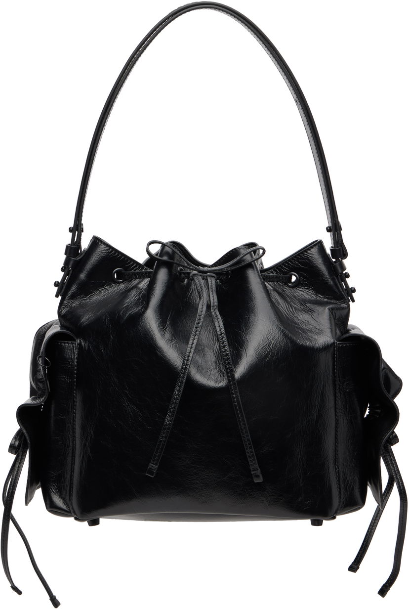 Handväska Acne Studios Acne Studios Multipocket Bucket Bag Svart | A10457-