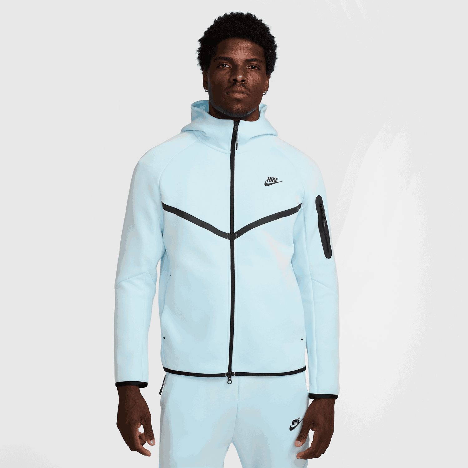 Sweatshirt Nike Tech Windrunner Full-Zip Hoodie Blå | HV0949-474, 0