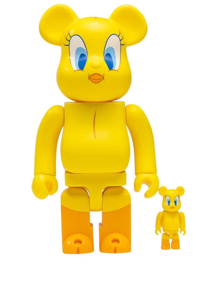 Samlarobjekt Medicom Toy Warner Bros BE@RBRICK Tweety 100% and 400% figure set - Yellow Gul | MEDI004318599973