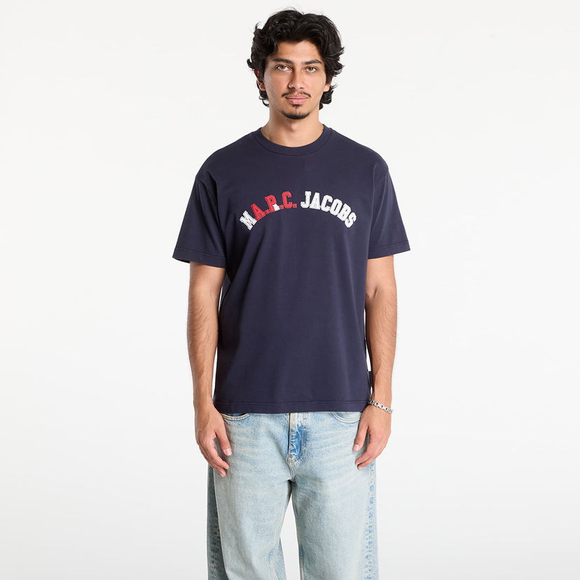 T-shirt A.P.C. A.P.C. x Marc Jacobs Boxy Fit Tee Mörkblå | COHKS-H26554 IAK