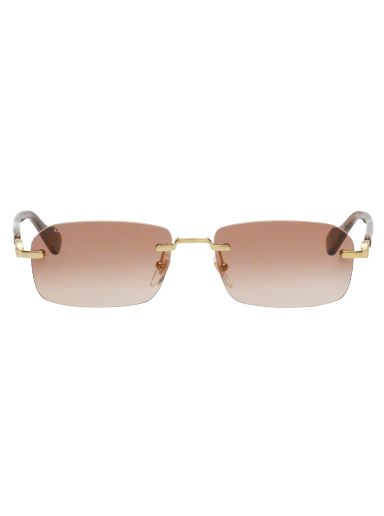 Solglasögon Gucci Rectangular Sunglasses Brun | GG1221S