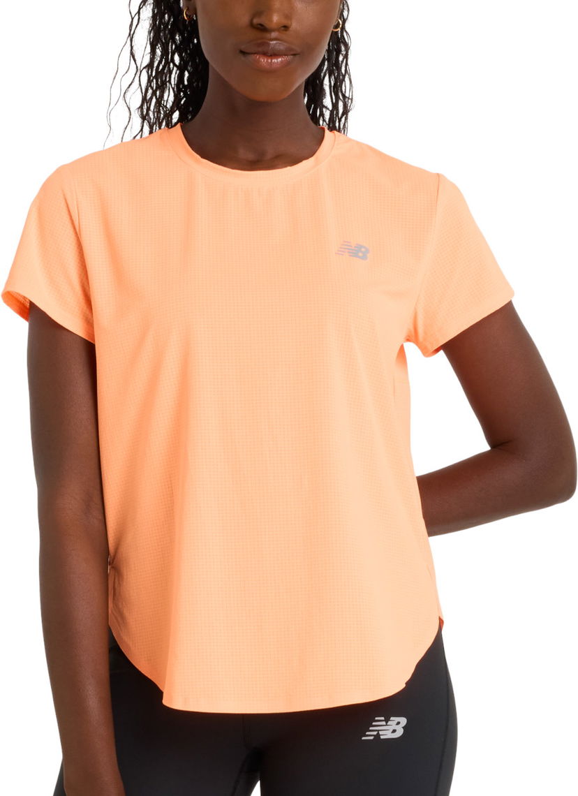 T-shirt New Balance Race Day Ultra Light T-Shirt Orange | wt51227-hmo