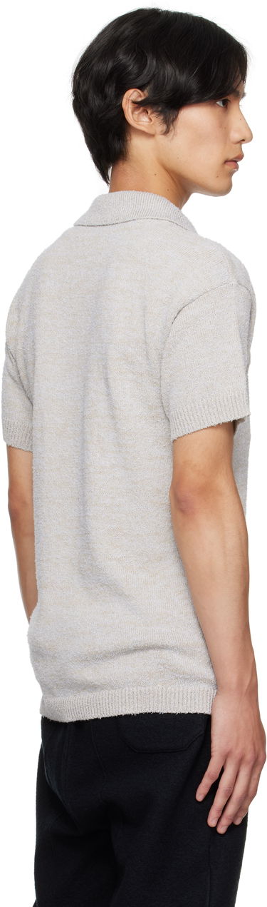 Polotröja Maison Margiela Maison Margiela Patch Pocket Knit Polo Beige | S50GL0062 M13152, 2