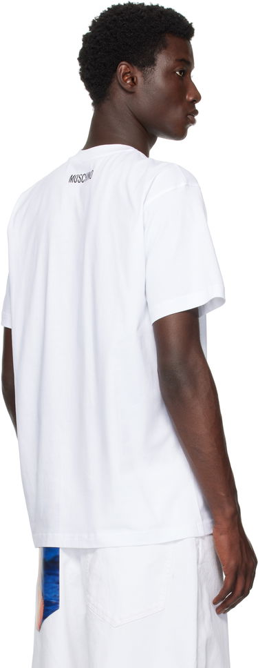 T-shirt Moschino Moschino Goose Graphic Organic Cotton T-Shirt Vit | 252ZZ071152411001, 2