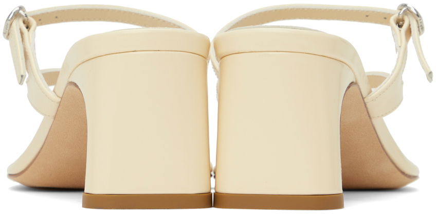Kläder Aeyde Aeyde Giselle Heeled Thong Sandals Beige | A11-HS-GLIS55TB27-SS24-100-028, 1