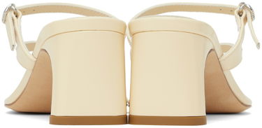 Kläder Aeyde Aeyde Giselle Heeled Thong Sandals Beige | A11-HS-GLIS55TB27-SS24-100-028, 1