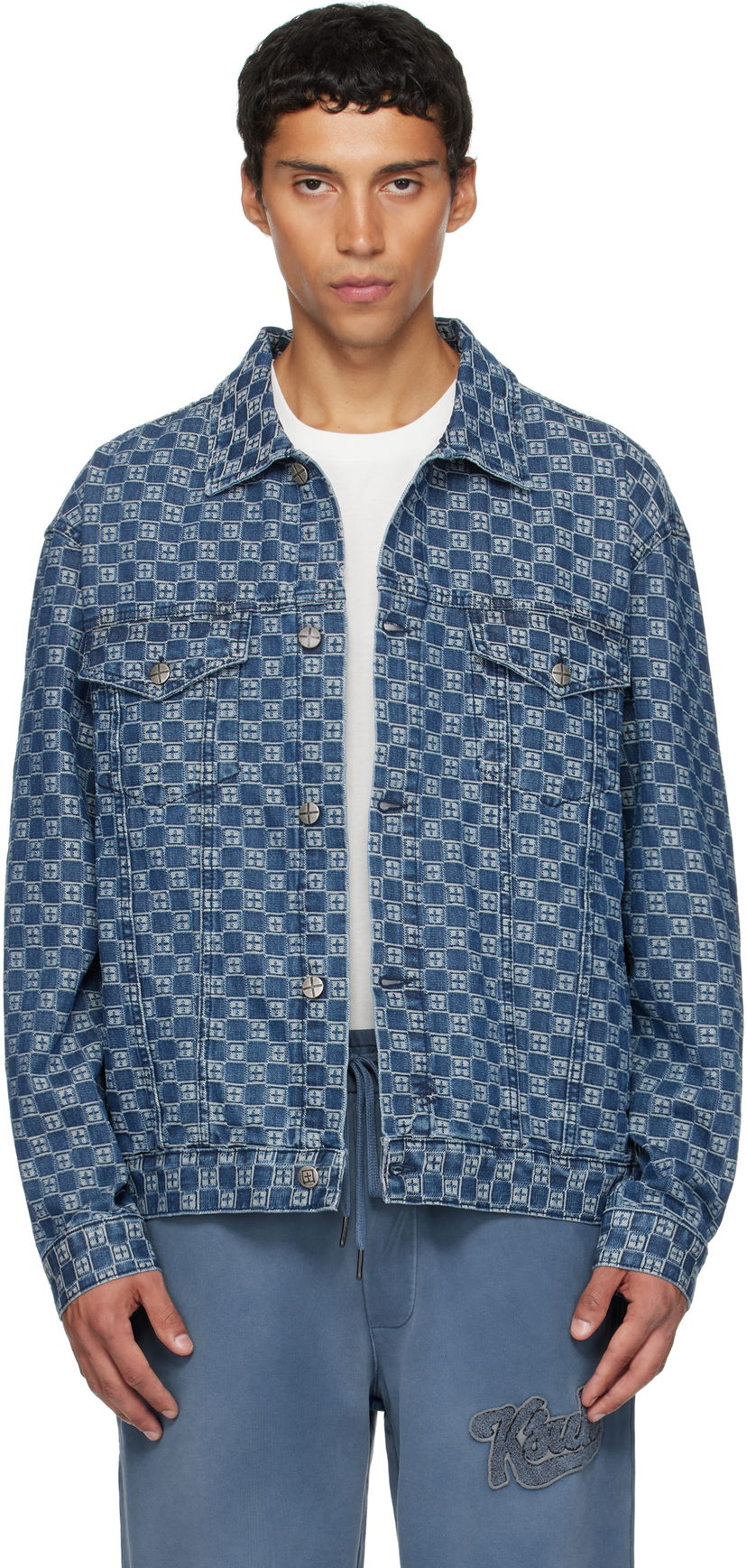 Jacka Ksubi Ksubi Oh G Klassik Denim Jacket Blå | MFA25JK013
