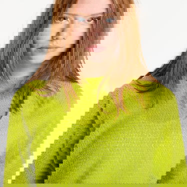 Sweater Satisfy Satisfy FuzzFleece AD Long Tee Grön | 11067-GG, 2